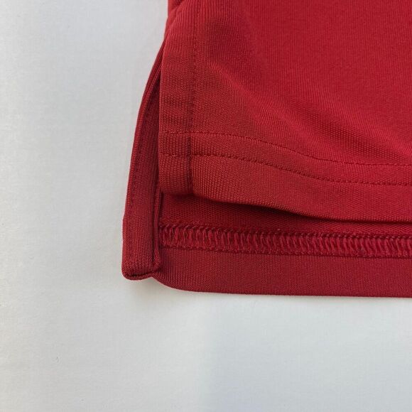 Under Armour Heatgear Loose Golf Polo Shirt Men's Size 2XL Red Stretch Comfort - Picture 12 of 15